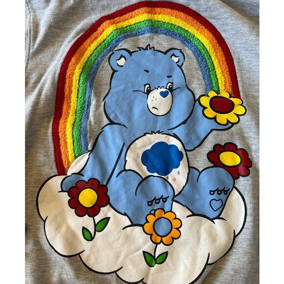 Care Bears gray hoodie pullover sweatshirt, Vintage, Women's size XXS - Picture 9 of 10